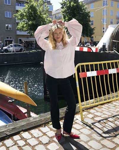 Cras - Finacras Skjorte - Pink Stripe